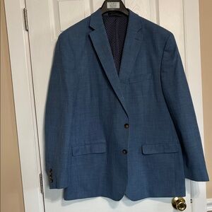 Chaps Blue Two-Button Sport Coat